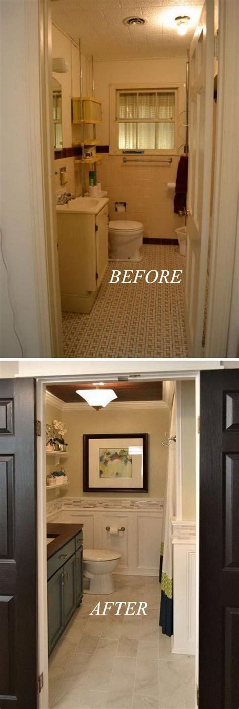 37 Small Bathroom Makeovers Before And After Pics Home Magez In 2020