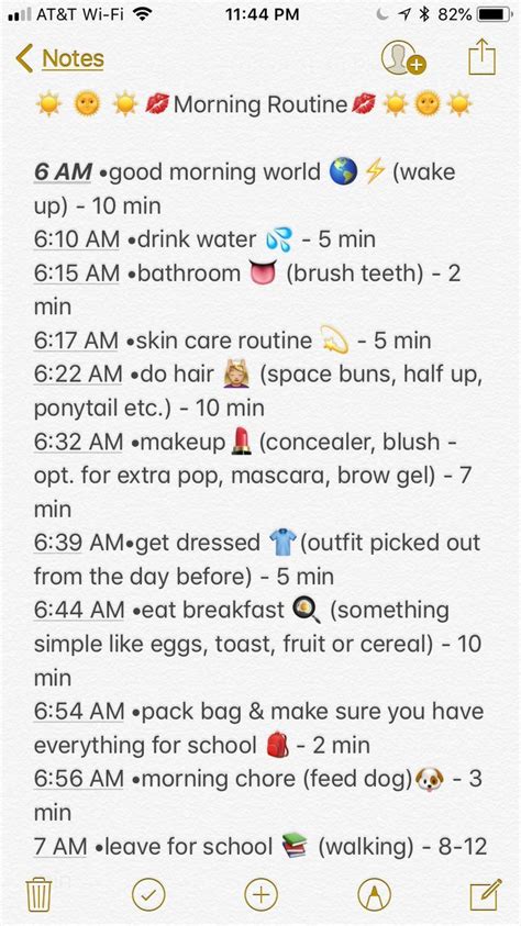 My School Morning Routine Of A 8th Grader 📚 🙌🏻 School Morning Routine