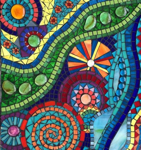 Abstract Mosaic Art By Shelly Fischer 2016 Mosaic Art Mosaic Tile