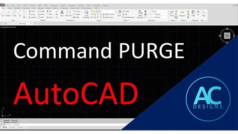 Autocad Command Purge Autocad Tips And Tricks Youtube