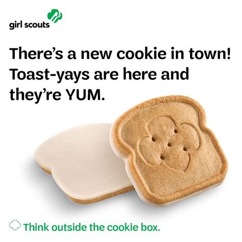 girl scouts of the u s a announce new ‘toast yay french toast flavored cookie