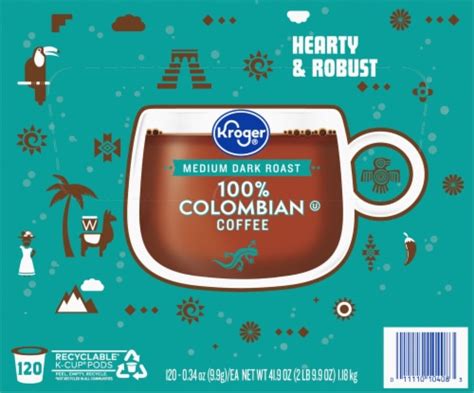 Kroger® 100 Colombian Medium Dark Roast Coffee Pods 120 Ct Fred Meyer