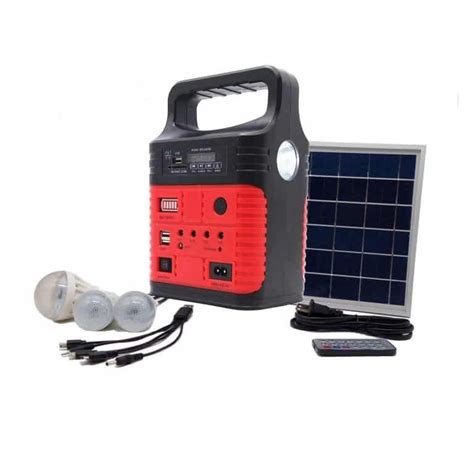 Wegner Portable Solar Generator Solar Panels Included Portable Solar