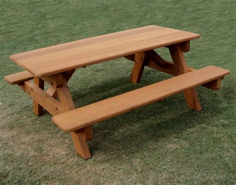 We've looked at all the options out there and have found the most top rated outdoor folding chairs out there. Red Cedar Heavy Duty Picnic Table w/Attached Benches
