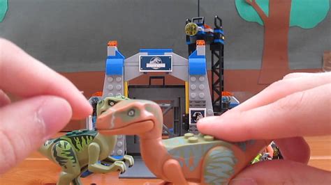 Review 64 Lego Jurassic World Raptor Escape Set 75920 Youtube