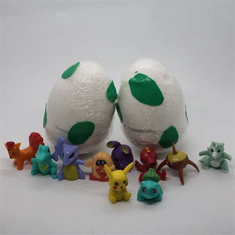 Pokemon Bath Bomb 4pk Egg With Surprise Toy Oh Hatching Etsy