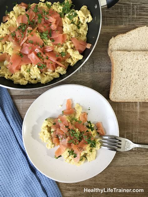 Need to take your breakfast game up a notch? Smoked Salmon With Scrambled Eggs For Quick Healthy Breakfast