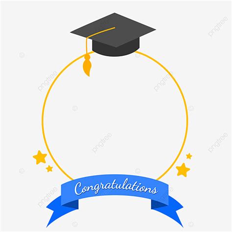 Congratulations Graduate Clipart Vector Congratulation Class Of Graduation Frame Badge