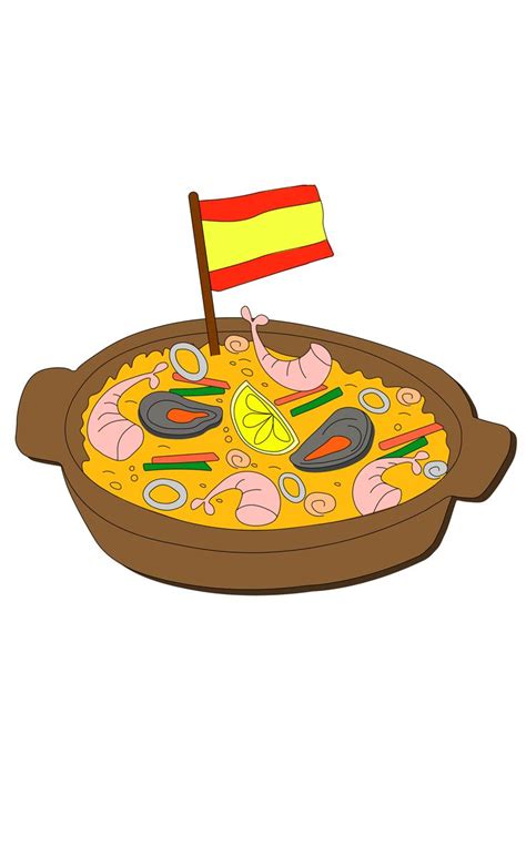 Colourful Spanish Paella Sticker Sticker For Sale By Borjapd Paella Spanish Paella Spanish