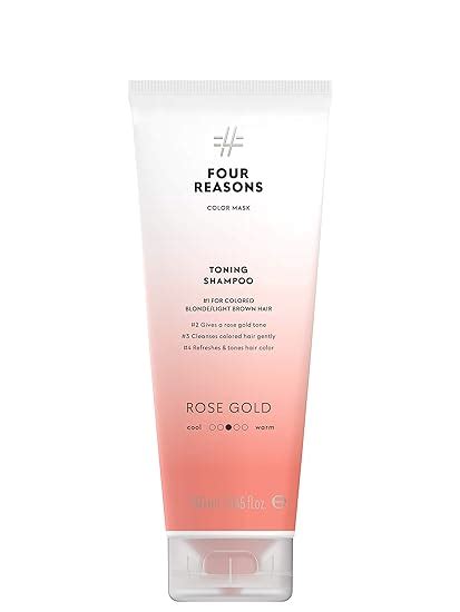 Four Reasons Color Mask Shampoo Sulfate Free Toning Rose