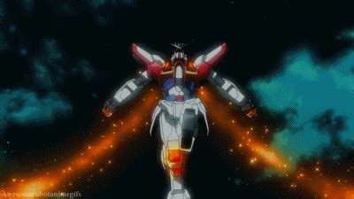 Mecha Gifs Galore Build Burning Gundam Vs Transient Gundam