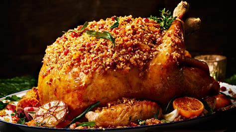 The turkey is a large bird in the genus meleagris, native to north america.there are two extant turkey species: Crumbed Roast Turkey | Lurpak