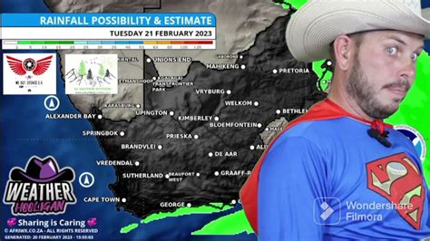 Off to the rescue SA your weather for 21st Feb 2023 Sorry its late