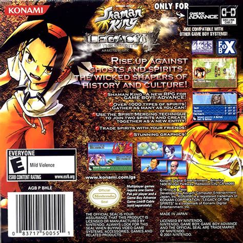 Shonen Jumps Shaman King Legacy Of The Spirits Soaring Hawk Box Shot