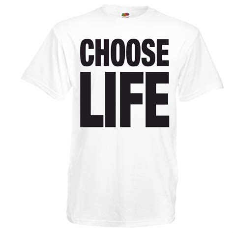 choose life t shirt george michael wham replica retro 80s fancy dress all sizes ebay
