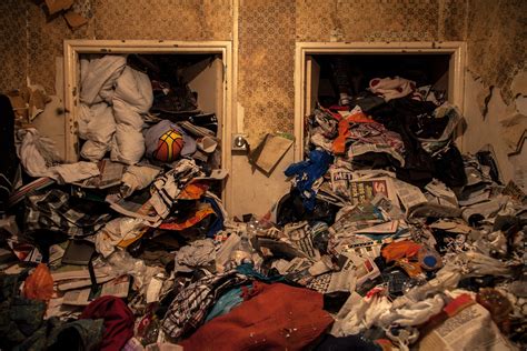 A person with hoarding disorder. In pictures: inside the homes of hoarders | Little Atoms