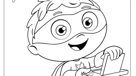 Super Why Coloring Page Kids Coloring Pages Pbs Kids For Parents