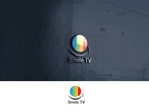 Modern Playful Tv Station Logo Design For Smile Tv By Carabuenaeffect