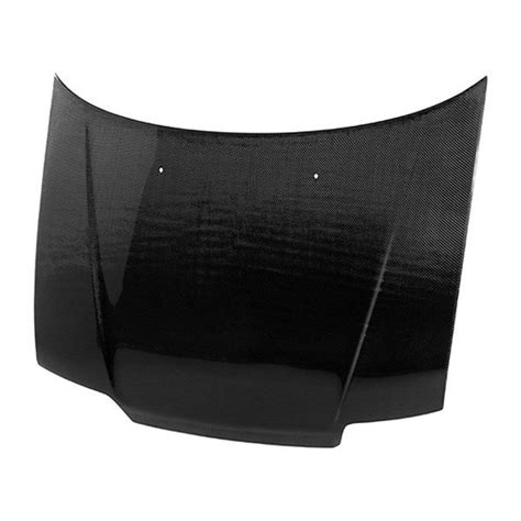seibon® hd8891hdcrx oe oe style gloss carbon fiber hood