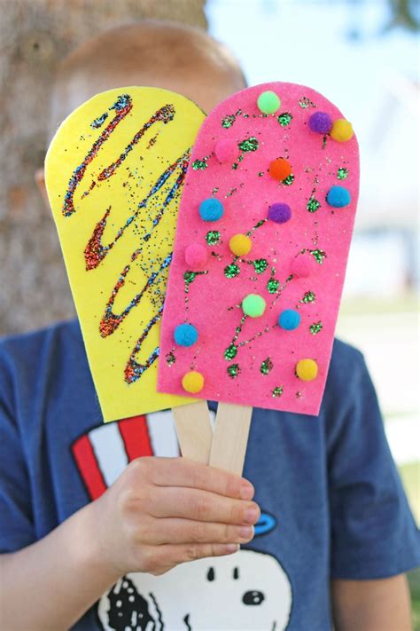 Felt Popsicle Craft Kids Darice 7 Summer Crafts For Kids Summer Kids