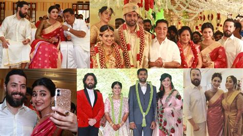 Shruti S British Beau Dons Veshti At Wedding Kamal Haasan Also Present