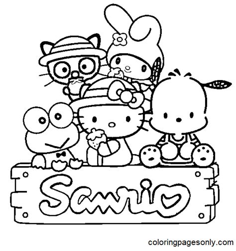 Sanrio Free Printable Coloring Pages Free Printable Coloring Pages