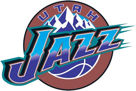 Utah jazz logo and uniform news utah jazz throw back to 90s with classic uniforms and court (aug 28/19) • leak: Utah Jazz Primary Logo (1996/97-2003/04) - Jazz in purple ...