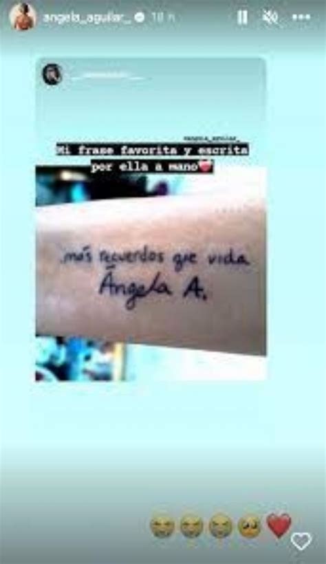 La Tendencia Belinda Ngela Aguilar Presumi El Tatuaje Que Una