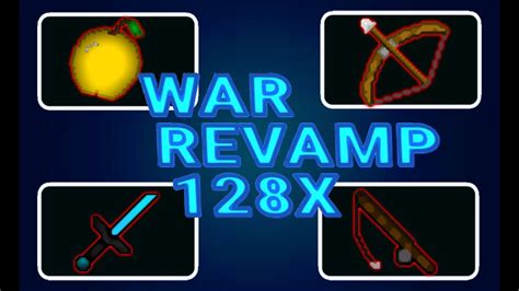 War Revamp 128x Texture Pack Pvp Para Mcpe 016x Youtube
