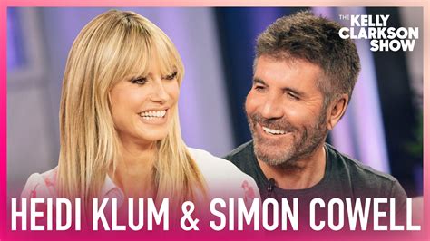 Watch The Kelly Clarkson Show Official Website Highlight Heidi Klum Simon Cowell Agree To