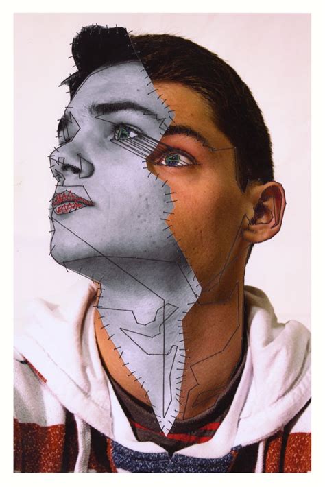 Pin By Courtney Bruno On Photography Face Collage Portrait Photomontage