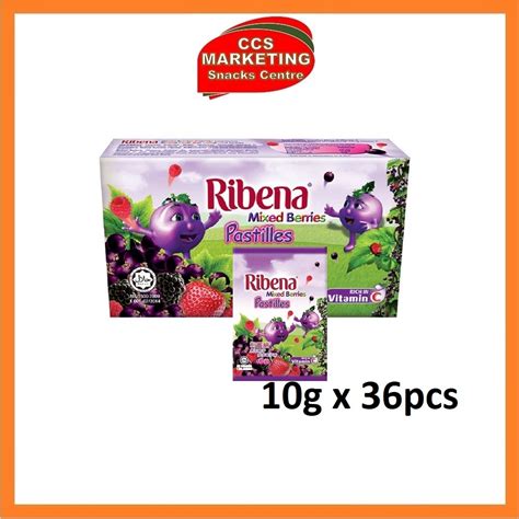 Ccs Ribena Mixed Berries Pastilles 10g X 36pcs Shopee Malaysia