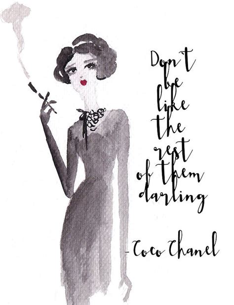 Coco Chanel Quotes Inspirational Fashion Vintage Style Fashion