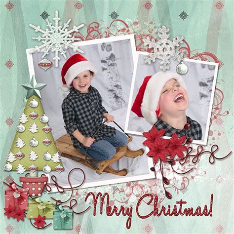 Merry Christmas Christmas Scrapbook Christmas Scrapbook Pages