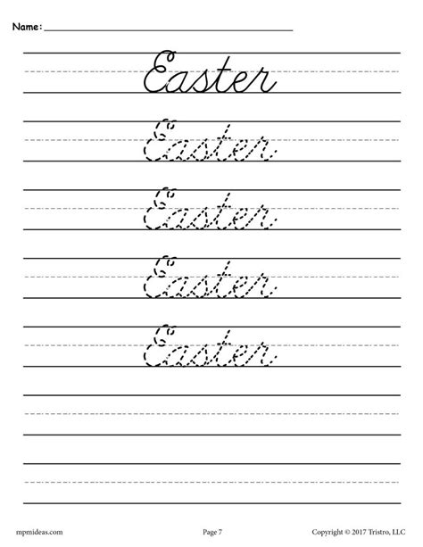 Live worksheets > english > english as a second language (esl) > the alphabet. 10 FREE Cursive Handwriting Worksheets - Seasons and ...