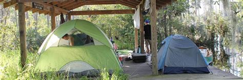 Site Coffee Bay Okefenokee National Wildlife Refuge Overnight Camping