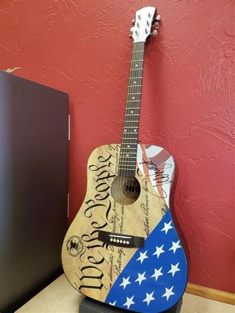 Ted Nugent Signed Nra Guitar Live And Online Auctions On