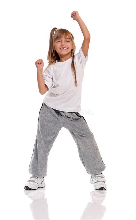 Little Girl Dancing Stock Image Image Of Joyful Dance 28930763