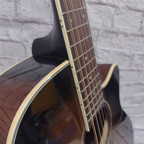 Ibanez Aeg1812ii Dvs Dark Violin Sunburst 12 String Acoustic Guitar As Evolution Music