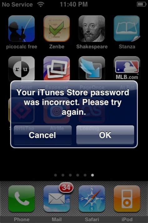 And for free downloads, the app store keeps asking for passwords probably because you turned on the require password. wrong-password