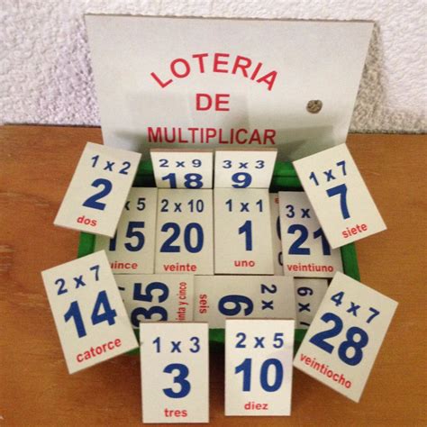 Lotería De Multiplicar Juego Didáctico De Madera 135 00 en Mercado