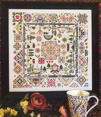Trim from dames of the needle. Everything Cross Stitch - Quaker Village