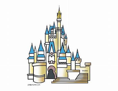 Castle Cinderella Clipart Disney Clip Svg Library