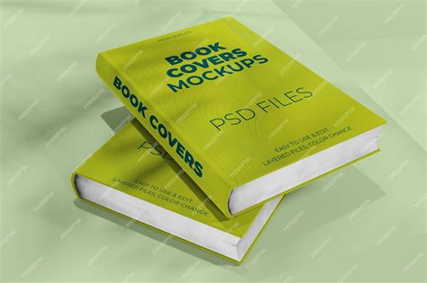 Premium Psd Realistic Book Cover Mockup