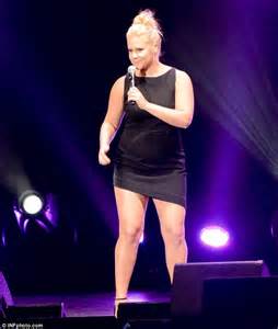 Amy Schumer Shows Off Her Curves In Thigh Skimming Asymmetric Mini