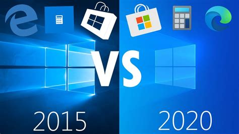A Look Back At Windows 10 From 2015 1507 Vs 2004 Youtube