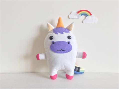 Unicorn Sewing Pattern Pdf Make Your Own Plush Animal Toy Etsy