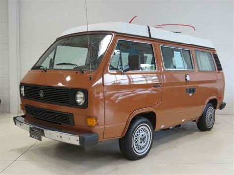 1982 Volkswagen Vanagon Diesel Camper 3dr Mini Van 115484 Miles Brown