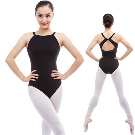 Backless Sleeveless Spandex Cotton Ballet Leotards For Women Ballet Dancewear Leotards Adult