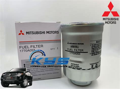 Mitsubishi Genuine Fuel Filter 1770a053 Mitsubishi Triton 4x4